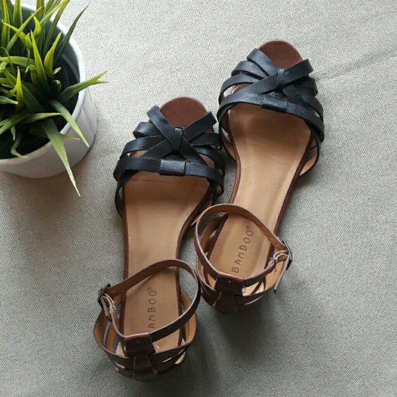 huarache sandals with ankle strap